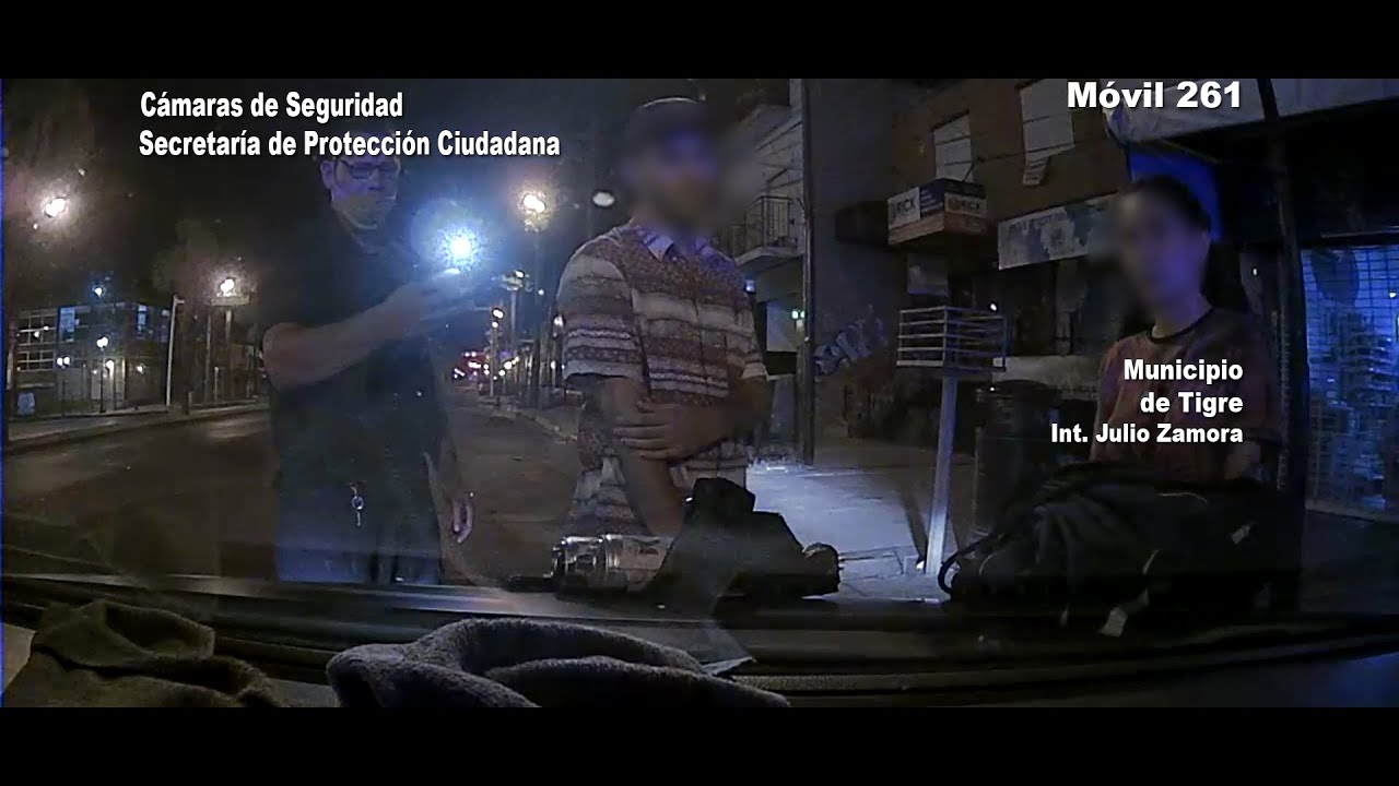 El COT interceptó a dos jóvenes que realizaban grafitis en la vía pública