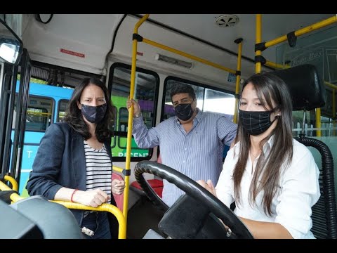 Vicente López incorpora cámaras de seguridad en el Transporte del Bicentenario