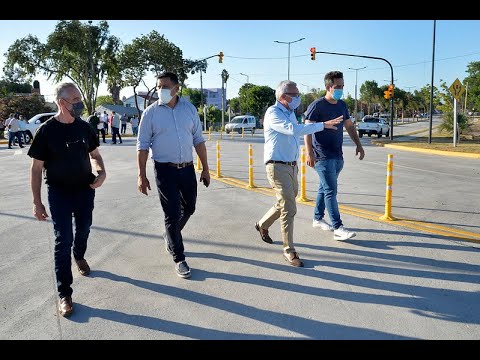 Julio Zamora recorrió la culminación de la primera etapa de la puesta en valor de la Av. Juan B. Justo (ex Ruta 197)