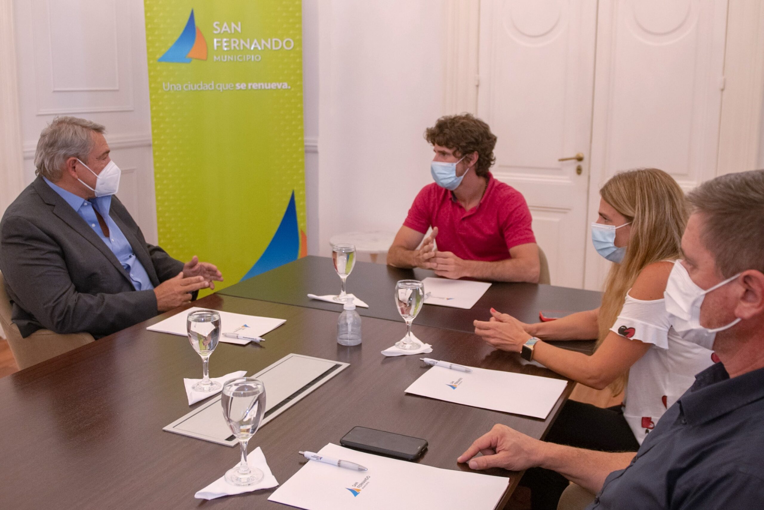 Juan Andreotti y Jorge D’Onofrio mantuvieron un encuentro de trabajo