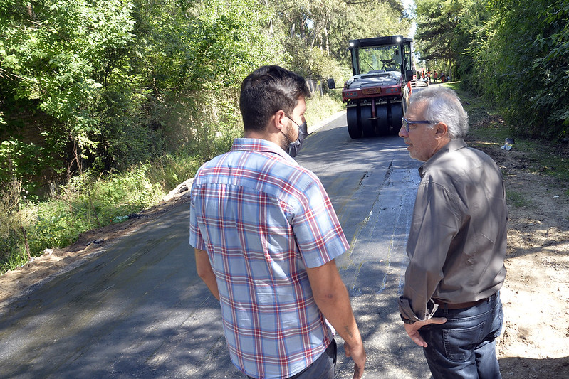 El Municipio de Tigre continúa con las obras de asfalto en el barrio La Bota de Benavídez