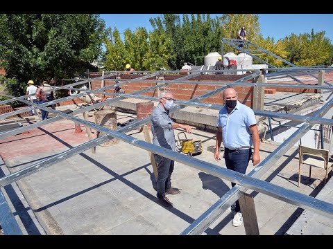Julio Zamora supervisó la obra del nuevo edificio de la secundaria N°19 y trabajos de infraestructura escolar en distintos puntos de Tigre