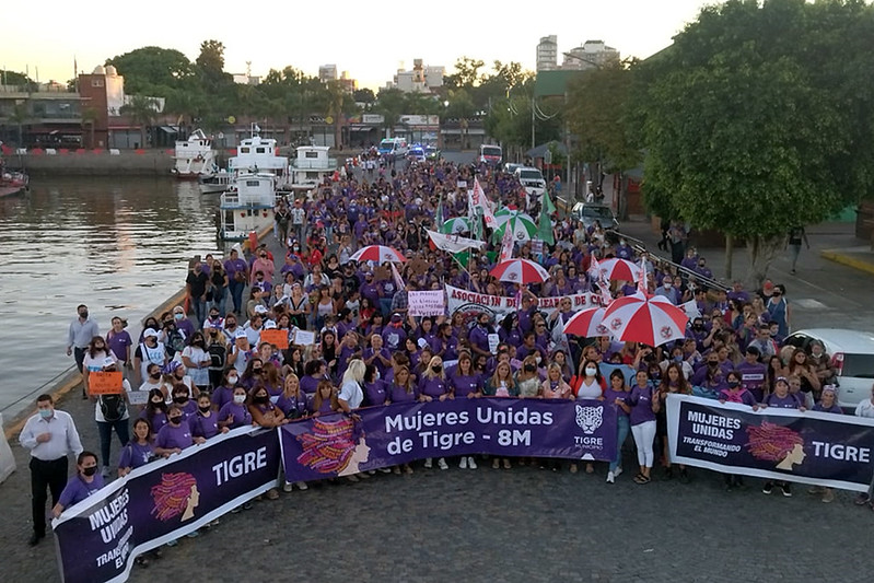 Gisela Zamora en el 8M: “Reivindicamos el compromiso de esta gestión para empoderar a las mujeres de Tigre y erradicar definitivamente la violencia de género”