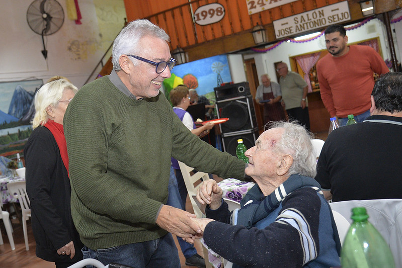 Julio Zamora acompañó los festejos por el 24º aniversario del Centro de Jubilados, Pensionados y Tercera Edad «Rincón de Milberg