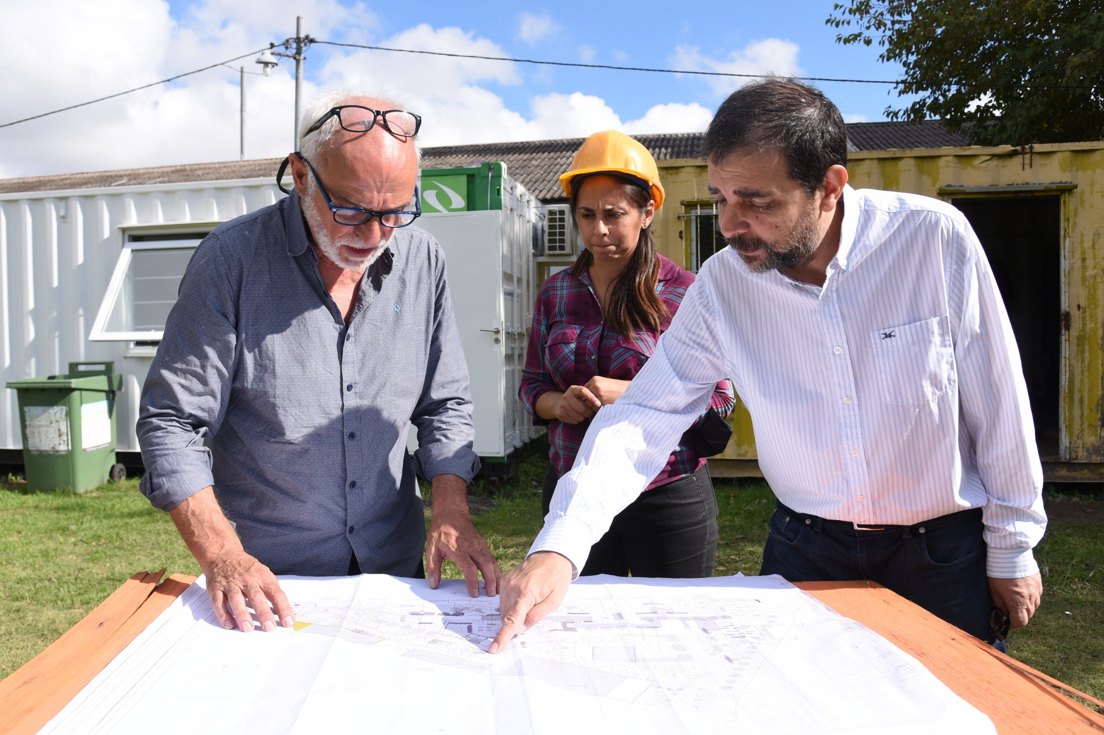 Fernando Moreira recorrió la puesta en valor del Parque Yrigoyen