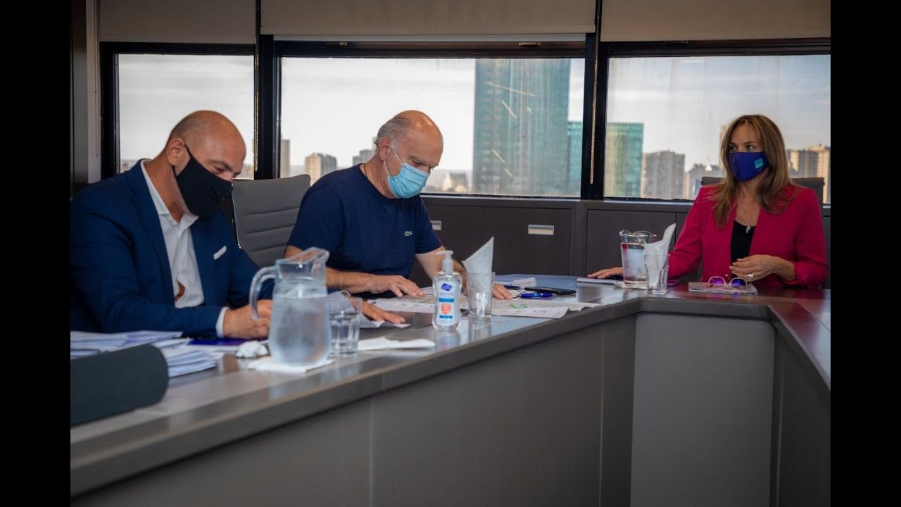 Malena Galmarini y Néstor Grindetti se reunieron para supervisar obras de agua y cloacas para Lanús