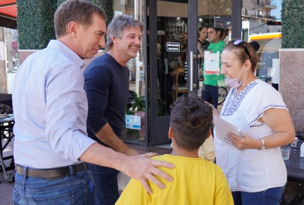 Diego Santilli continúa con Segundo Cernadas sus recorridas en el Conurbano