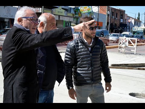 En General Pacheco, el intendente Julio Zamora supervisó el avance de obras en la Ruta 197