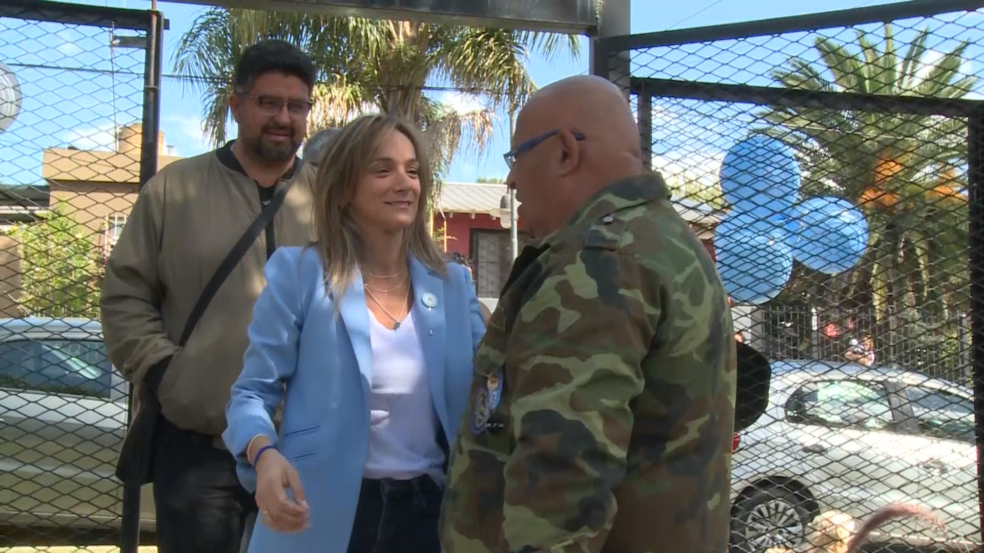 Malena Galmarini participó del homenaje por los 40 años de la Guerra de Malvinas en el Centro de Ex Combatientes de General Pacheco