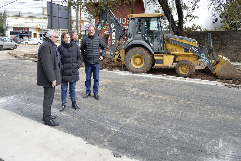 El Municipio de Tigre avanza con más obras de asfalto en Benavídez sur
