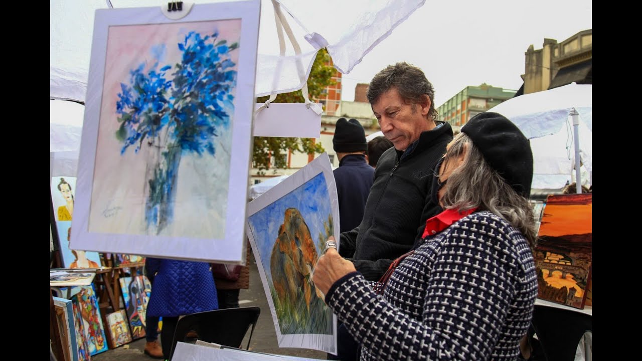 Posse visitó el Paseo de las Artes en Martínez