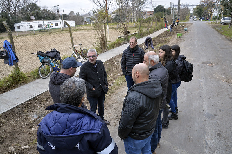El Municipio de Tigre continúa con el plan de veredas vecinales en General Pacheco