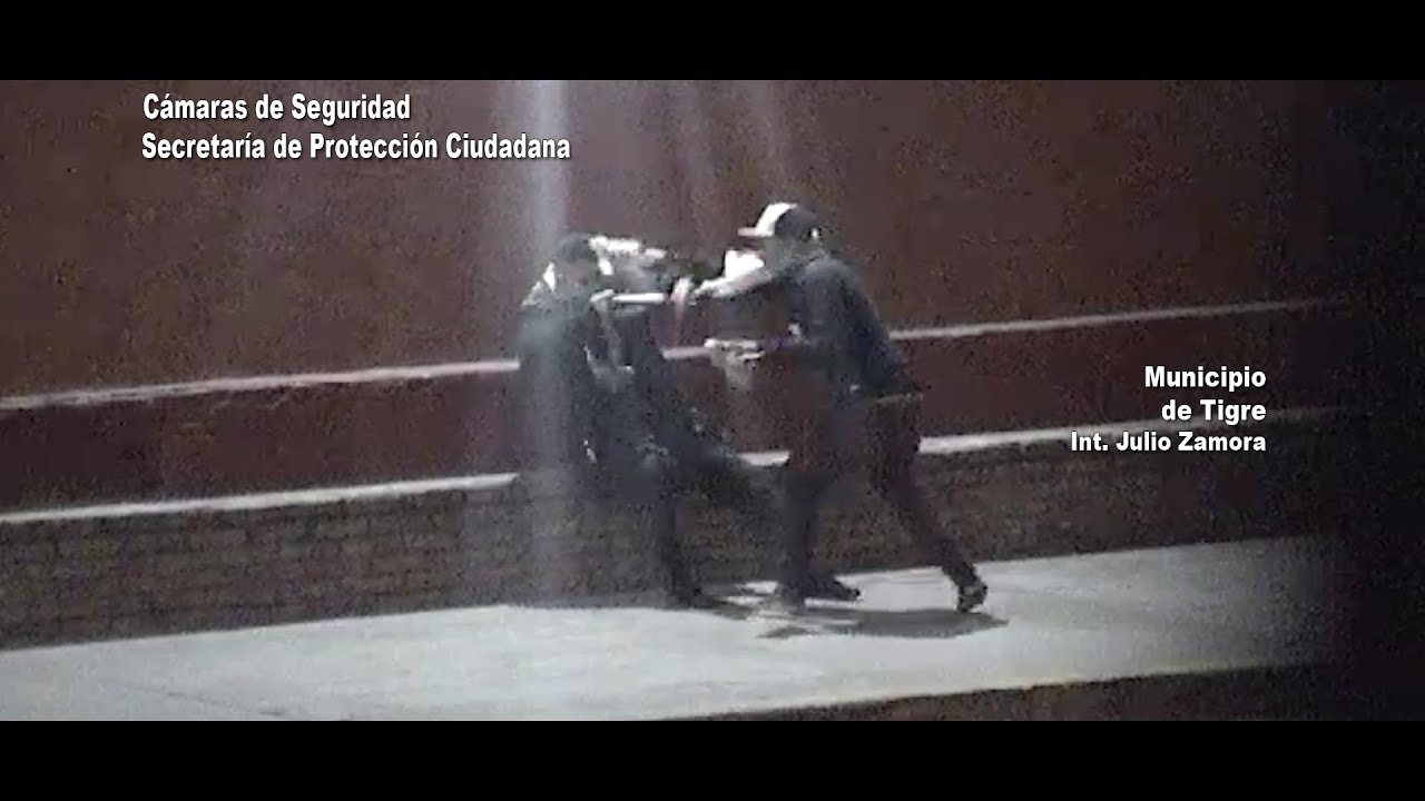 Las cámaras lo registraron cuando le robaba las zapatillas a un hombre y el COT lo detuvo en cuestión de minutos