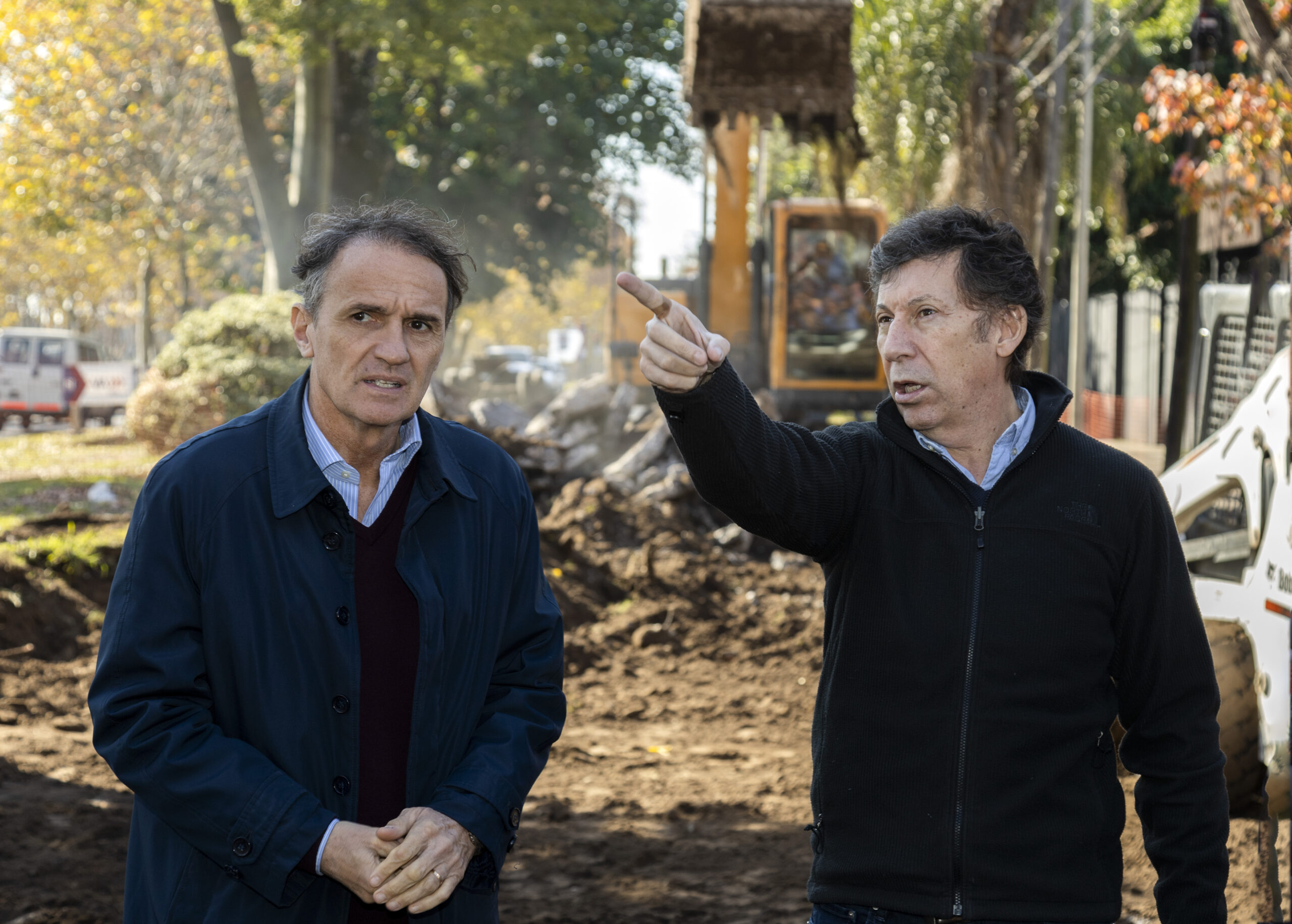 Posse y Katopodis recorrieron obras en San Isidro