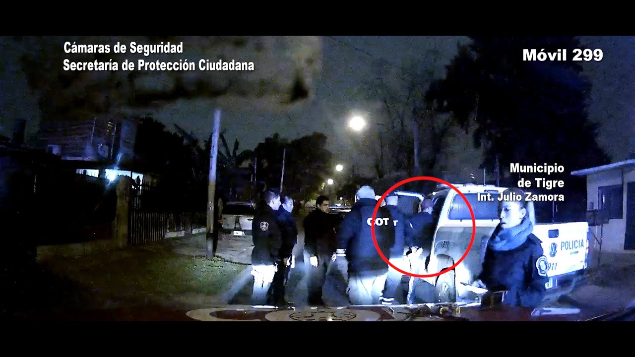 El COT detuvo a tres sujetos que robaron luminaria pública en La Paloma