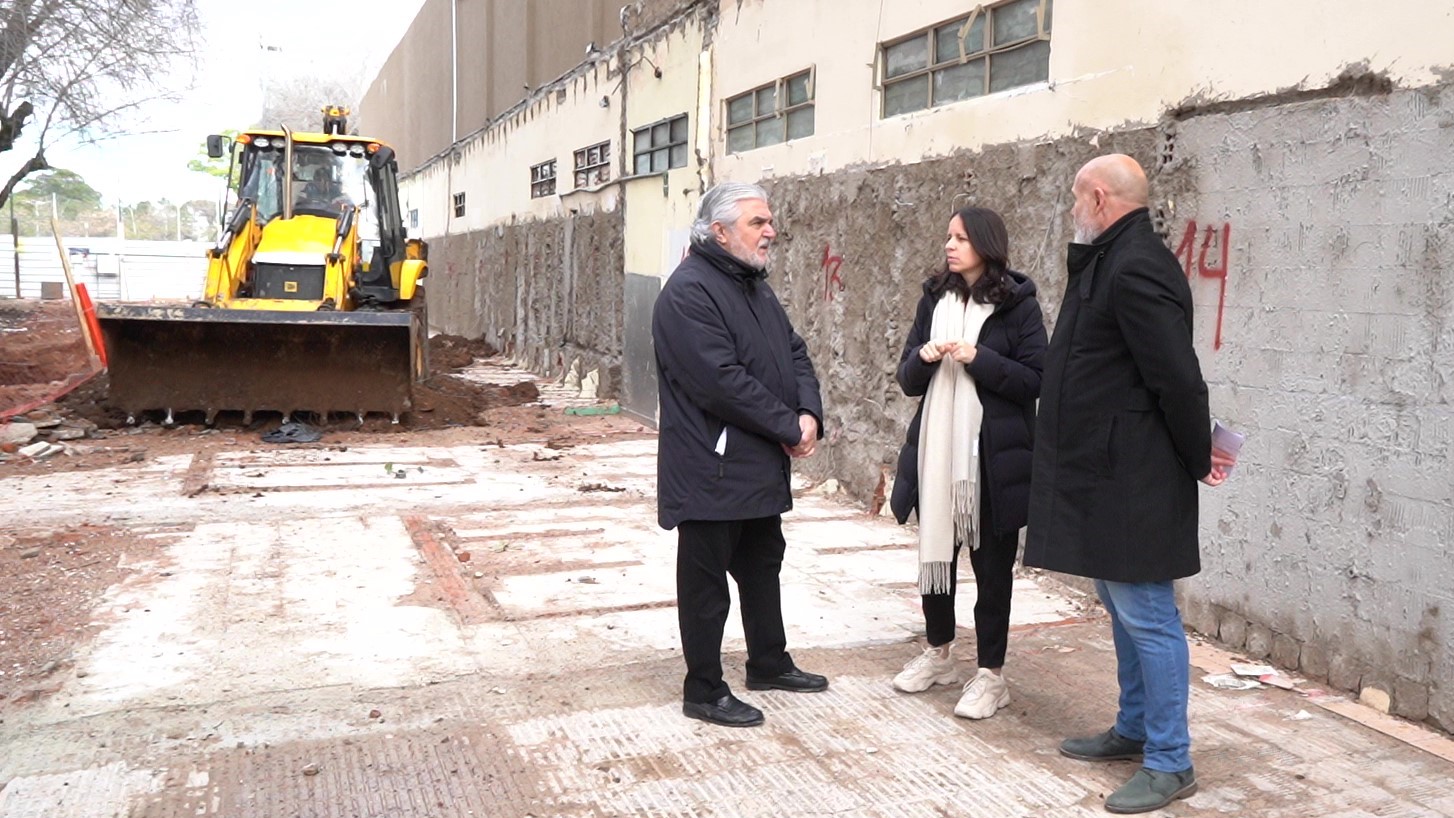 Avanza la renovación del polideportivo más grande de Vicente López