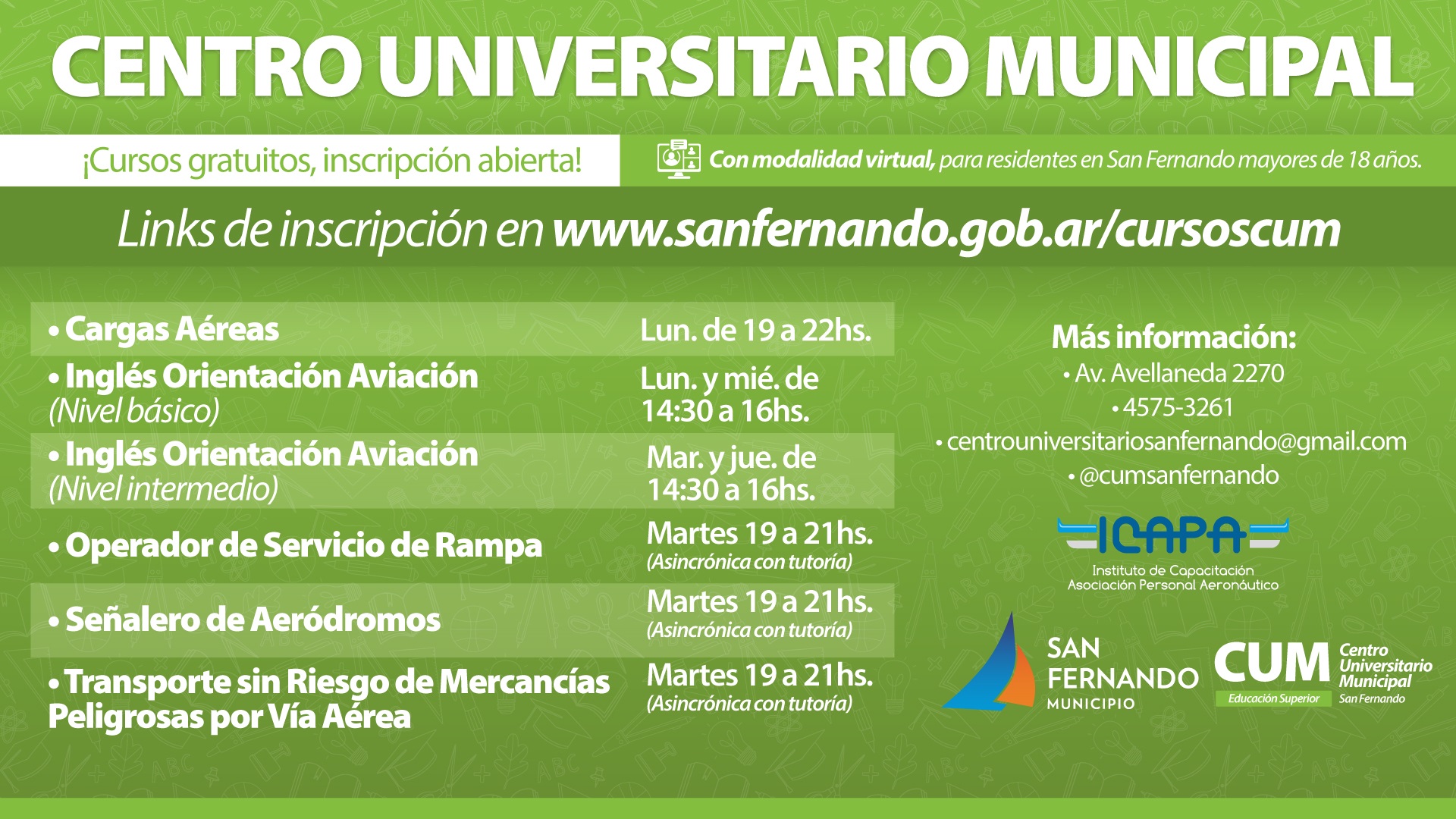 cursos cum junio 2022