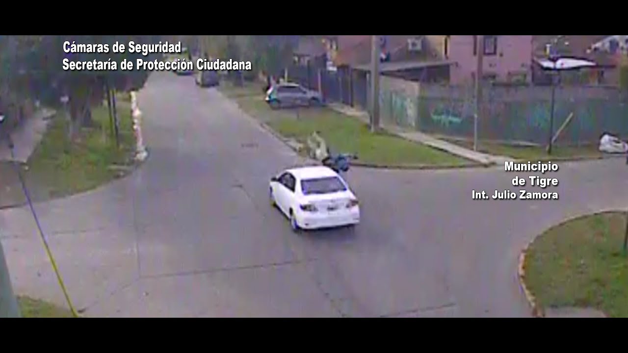 El Sistema de Protección Ciudadana de Tigre brindó rápida asistencia tras un accidente entre un auto y una moto