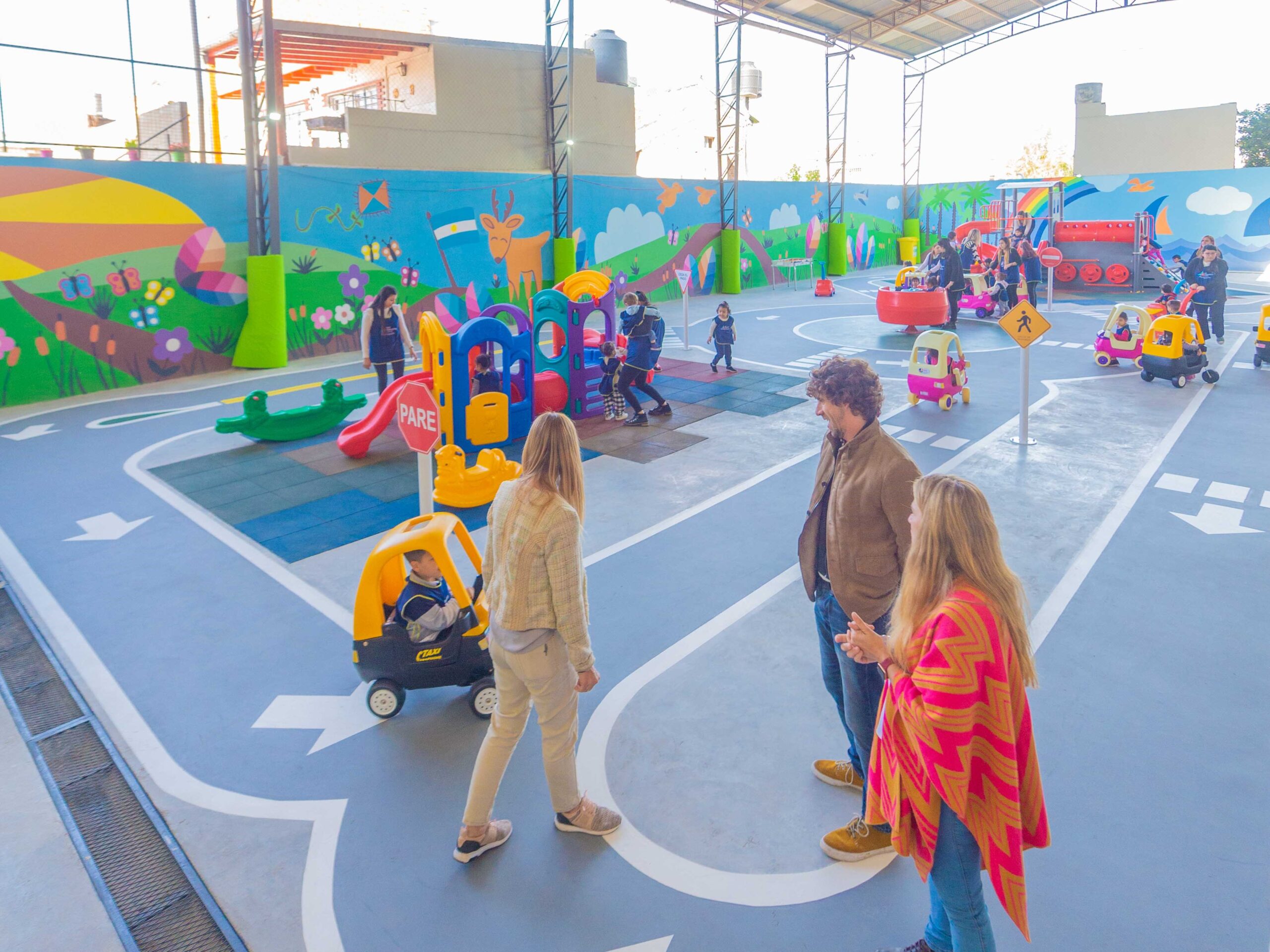 Juan Andreotti presentó la renovación de un Centro Educativo Municipal y Jardín Maternal