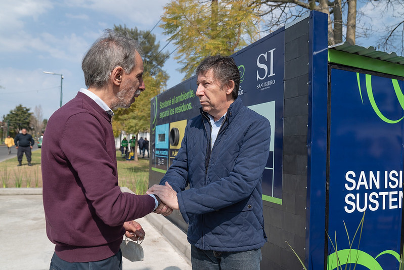 Posse inauguró otro Ecopunto para separar residuos en Boulogne