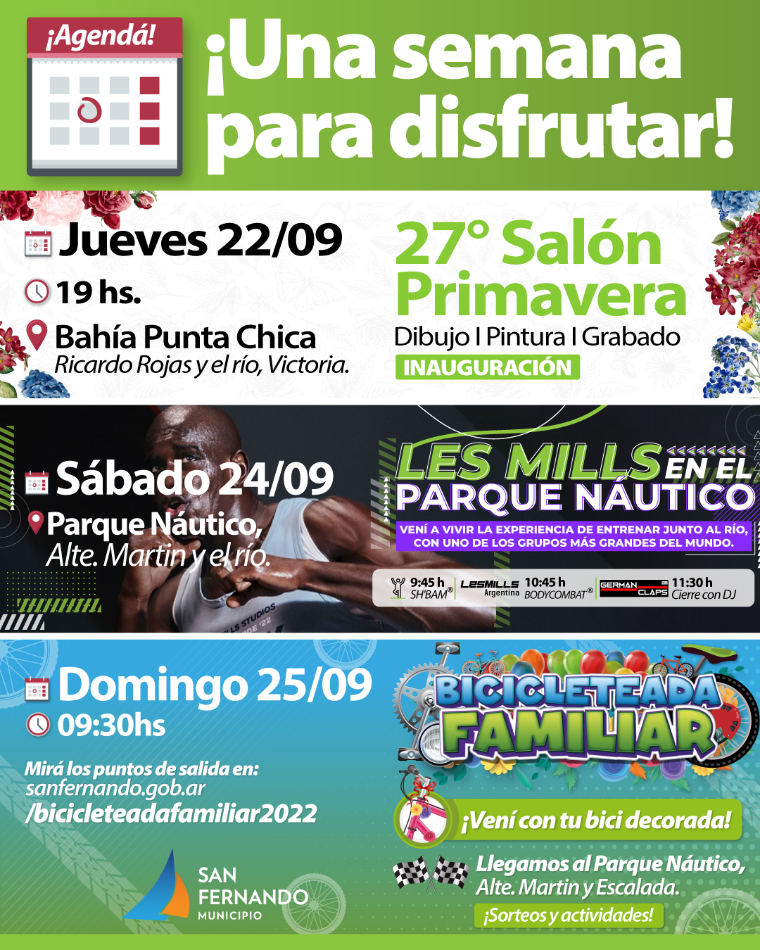 Pieza triple - Actividades septiembre