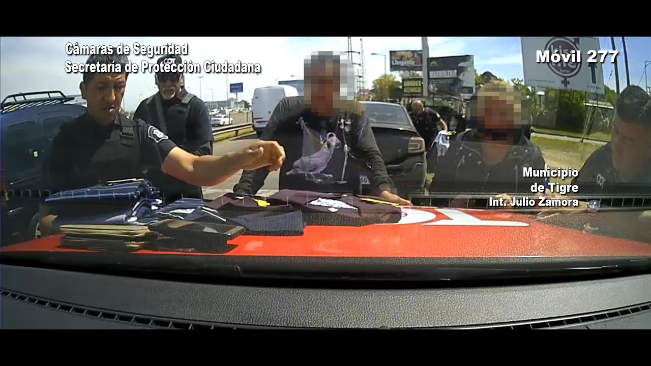 Robaron mercadería de un local de ropa y fueron interceptados por el COT en El Talar