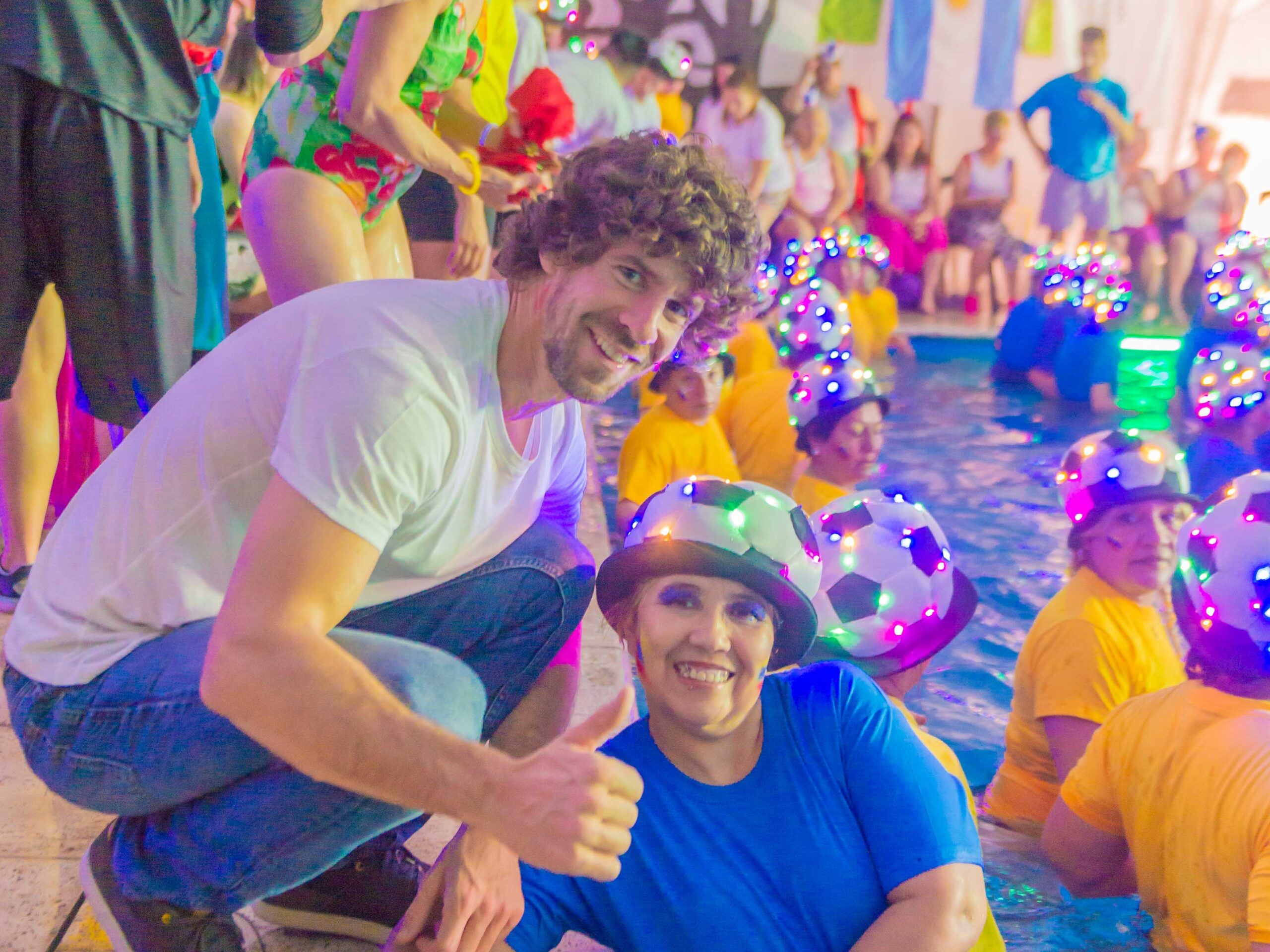 Divertidas fiestas de Aquagym en los Polideportivos de San Fernando
