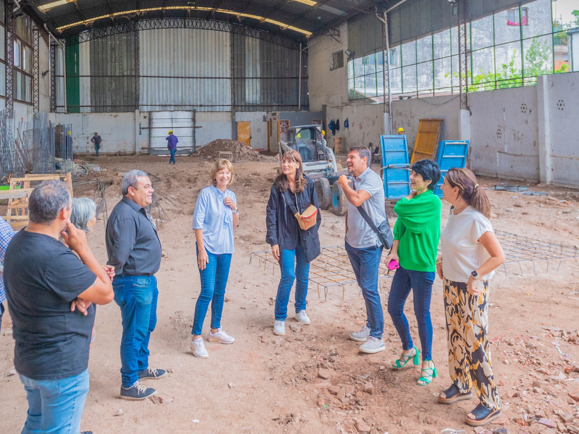 Avanza la obra del Polideportivo N°11 con Centro de Rehabilitación y Kinesiología