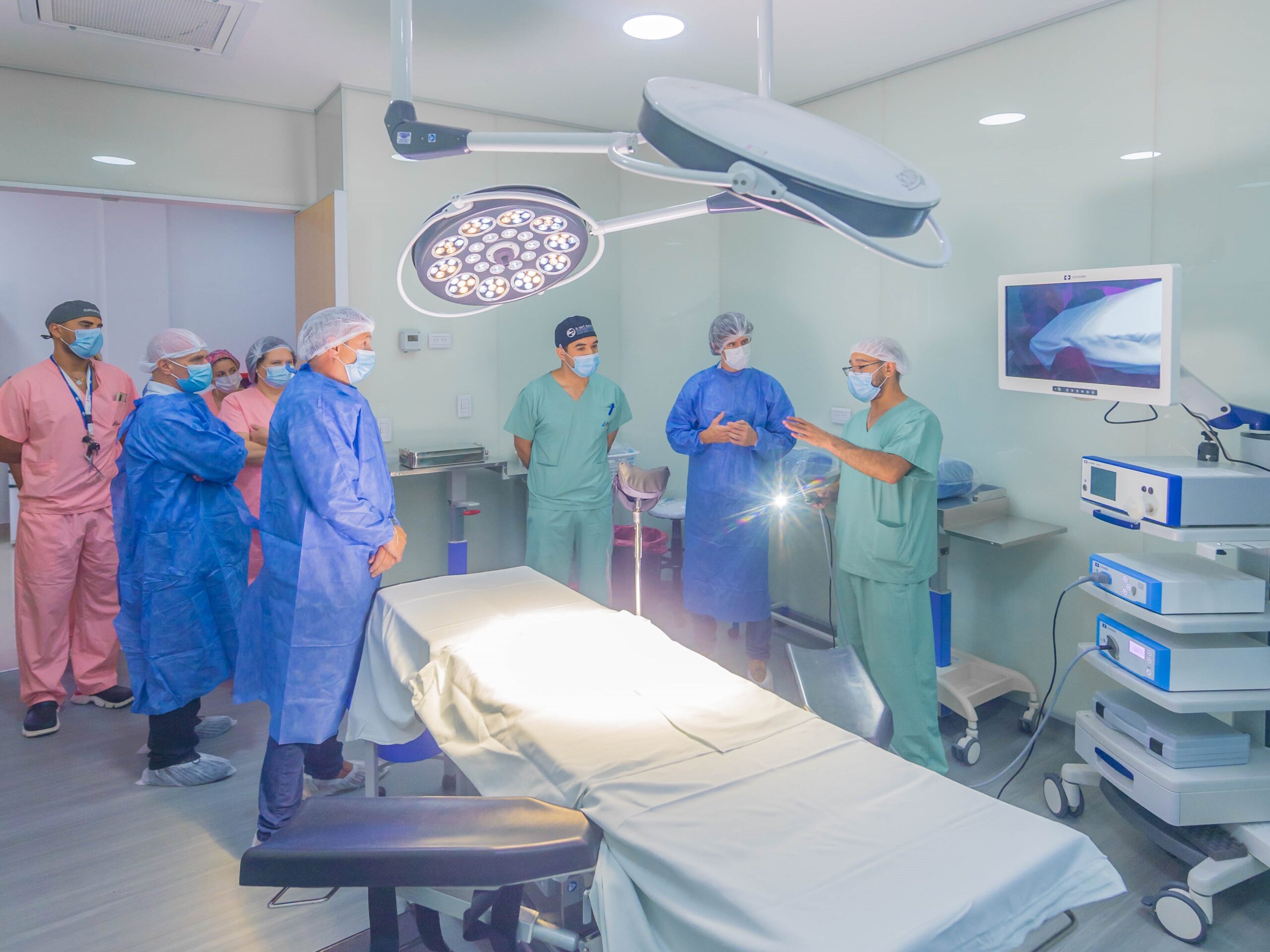 Juan Andreotti presentó nuevos Quirófanos para Cirugía General y Endoscopía del Hospital Municipal