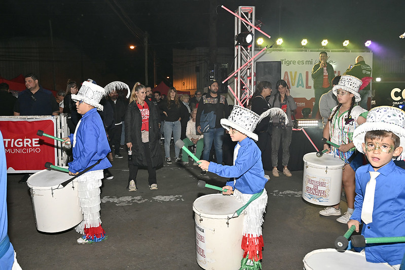 A pura alegría, más de 30.000 vecinos y vecinas disfrutaron de los Carnavales del Municipio de Tigre 2023