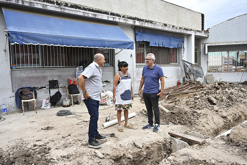 En General Pacheco, Julio Zamora supervisó las remodelaciones de la Escuela Primaria N° 36