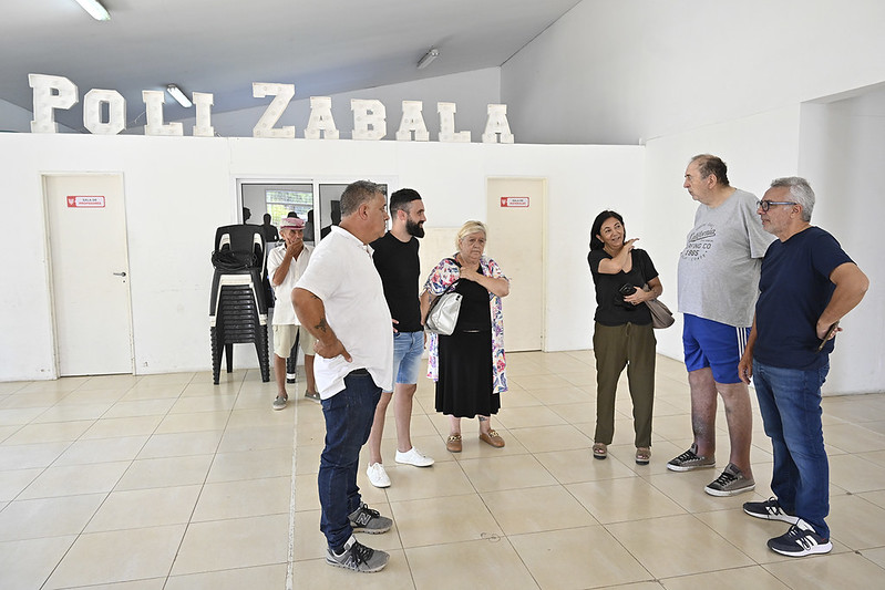 El Municipio de Tigre continúa con obras de infraestructura en el Polideportivo Zabala