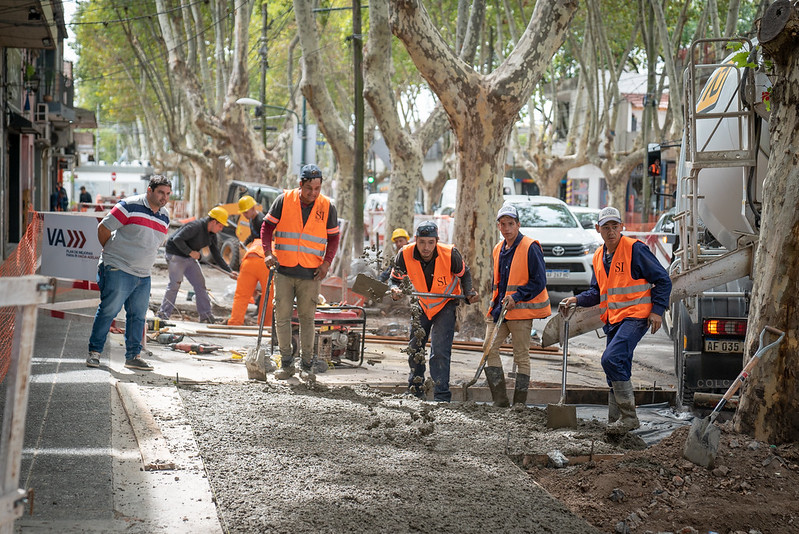 San Isidro: comenzó la renovación del centro comercial de Villa Adelina