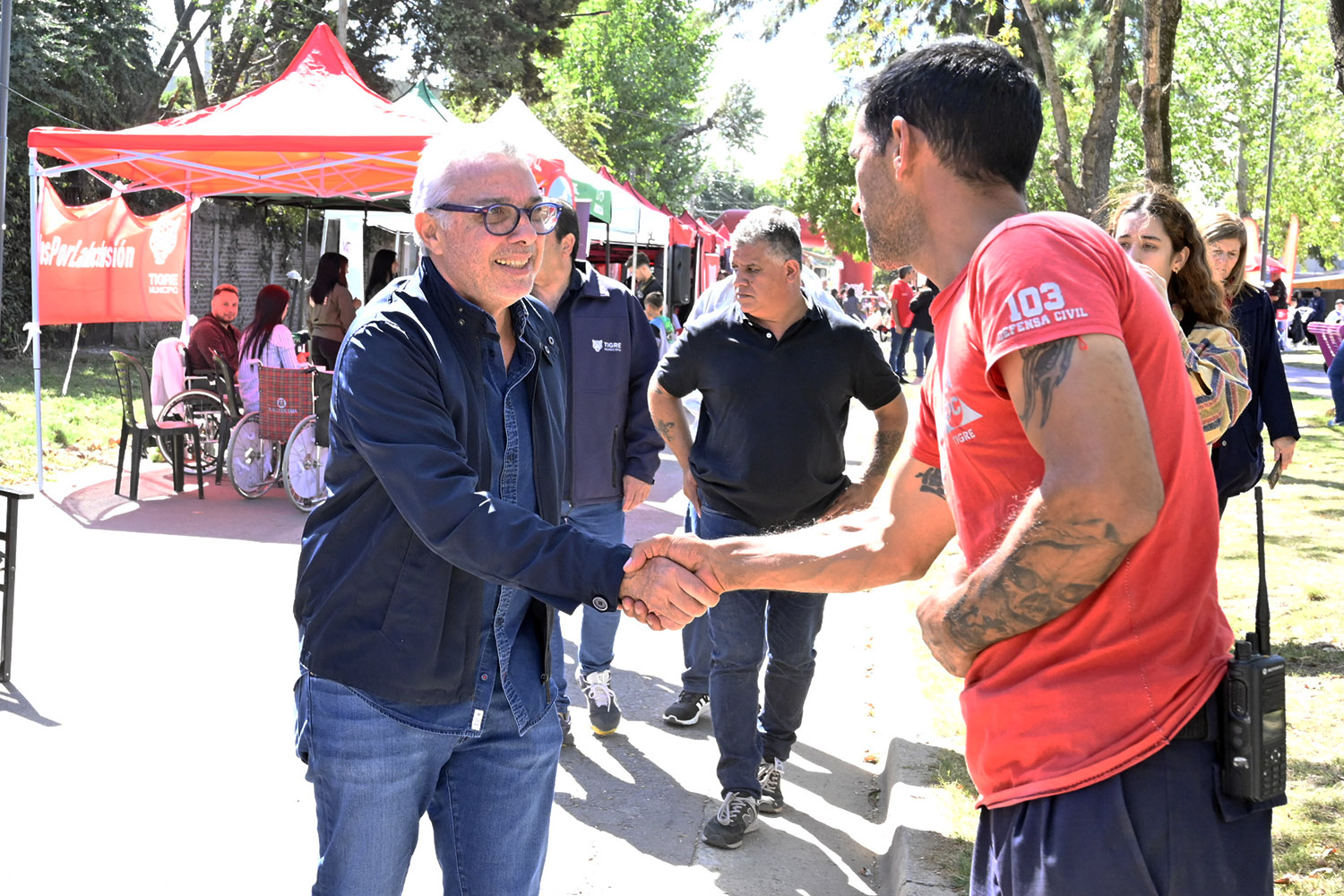 En Benavídez, Julio Zamora participó de una nueva jornada del programa Tigre con Vos