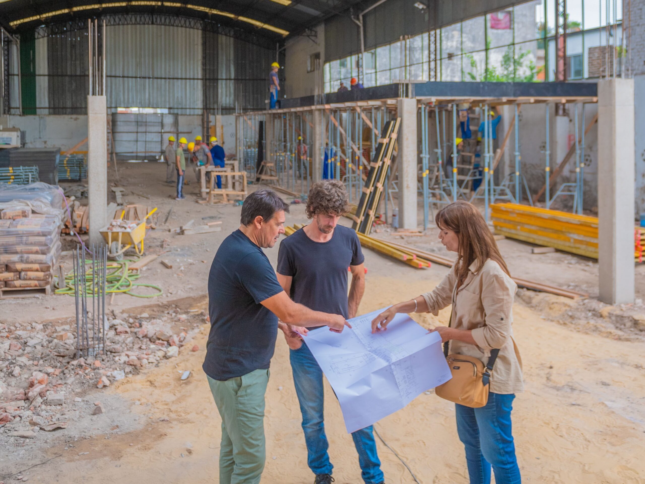 Avanza la obra del nuevo Poli N°11 “Piñeyro” y el Centro de Rehabilitación y Kinesiología