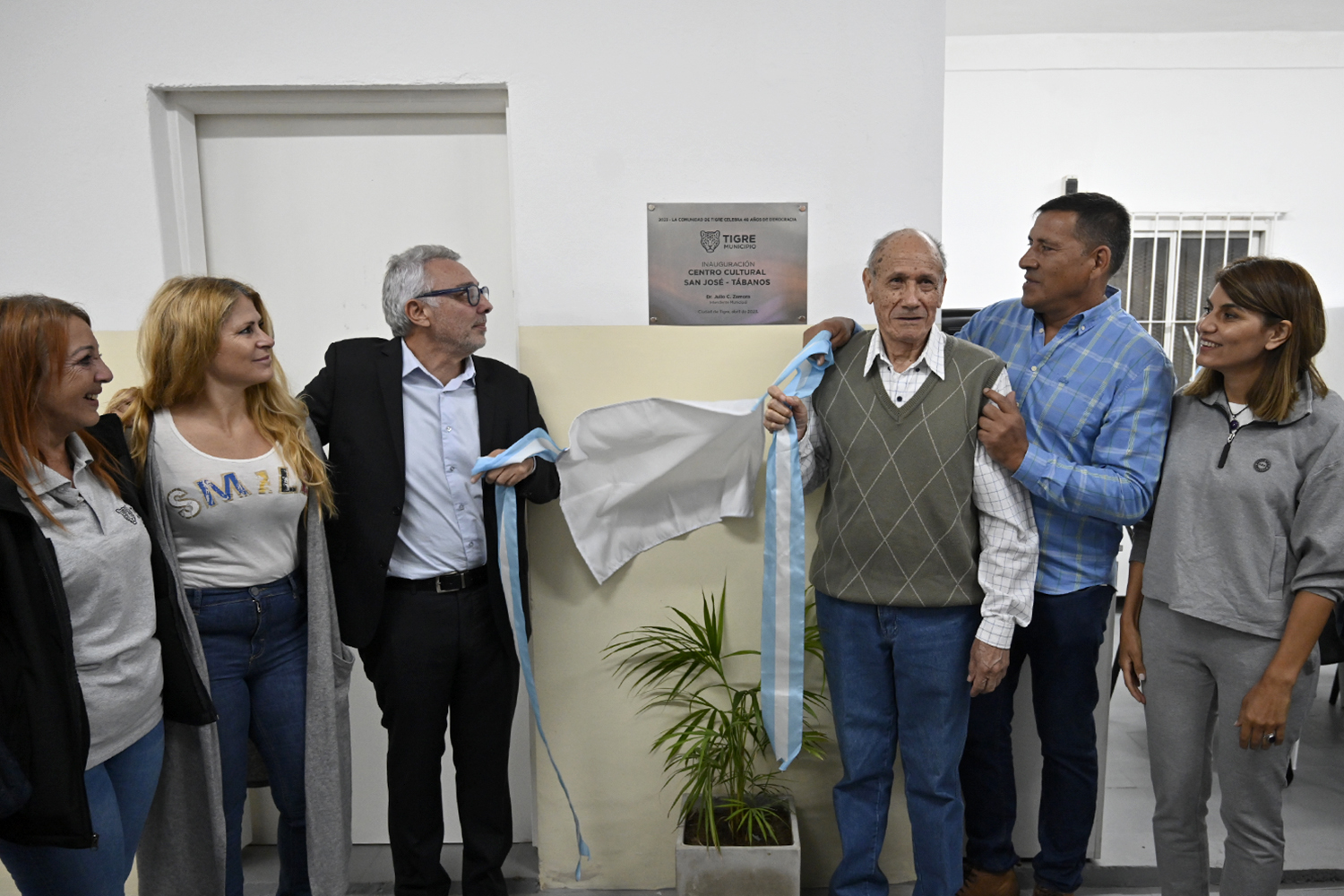 Julio Zamora encabezó la apertura oficial del Centro Cultural San José – Tábanos en Tigre norte