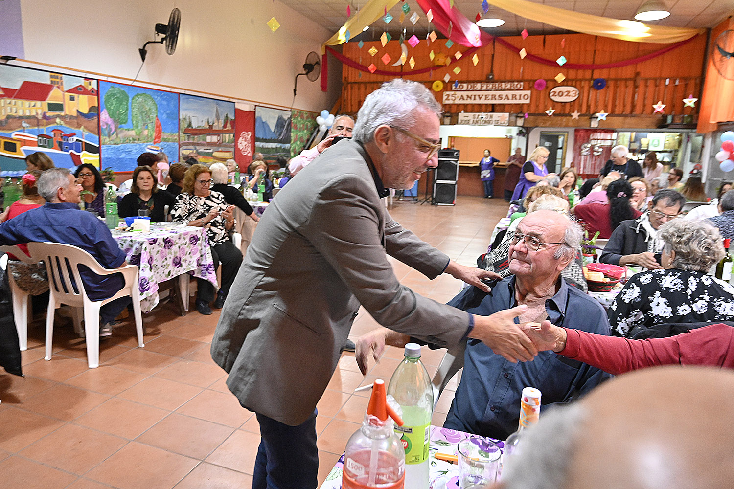 Julio Zamora acompañó al Centro de Jubilados, Pensionados y Tercera Edad «Rincón Milberg» en su 25° aniversario