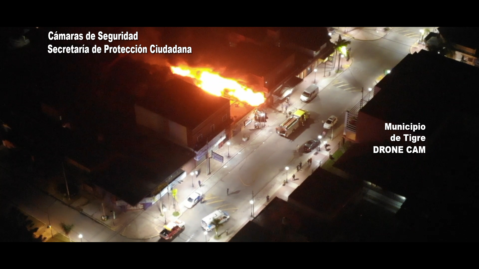 El Sistema de Protección Ciudadana de Tigre actuó rápidamente para controlar un incendio en Troncos del Talar