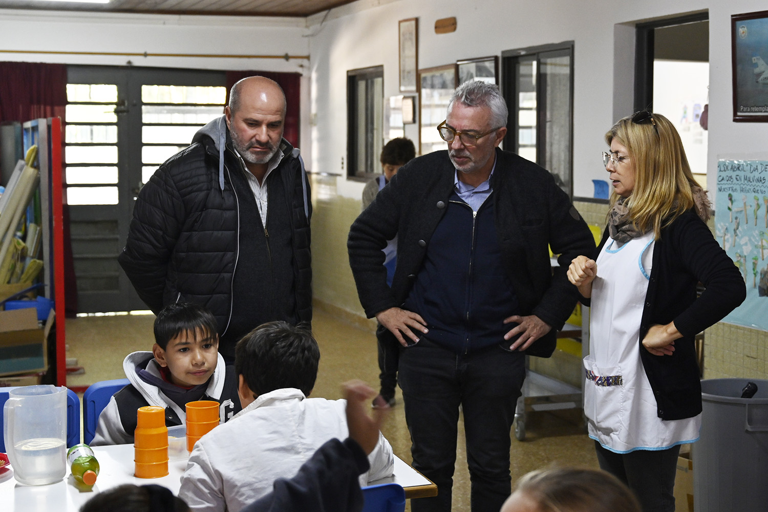 En General Pacheco, Julio Zamora monitoreó la ampliación de la Escuela Primaria N°43