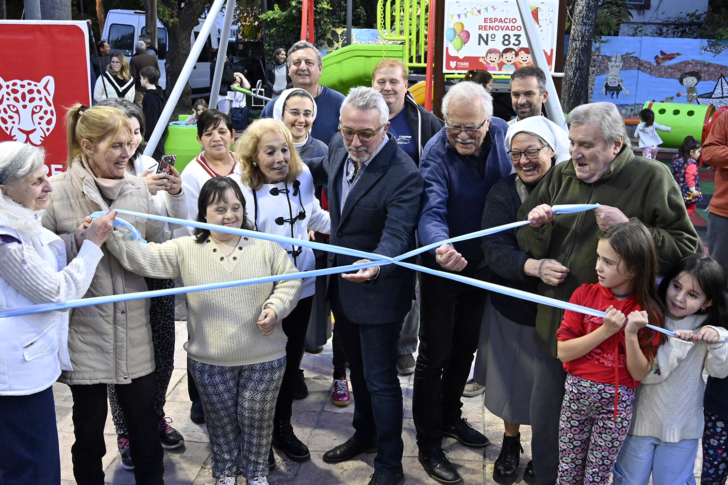 Tigre centro: Julio Zamora inauguró la puesta en valor de la Plazoleta «Pichi Huinca», el espacio público N°83 renovado en su gestión