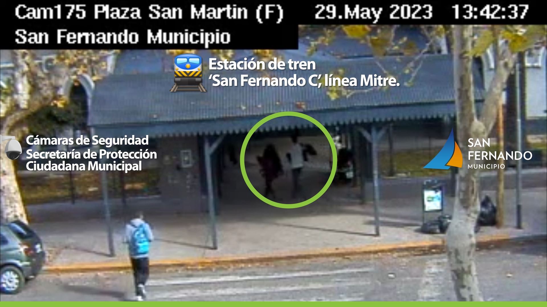 Las Cámaras de San Fernando fueron claves para encontrar a los adolescentes Kevin y Valentina