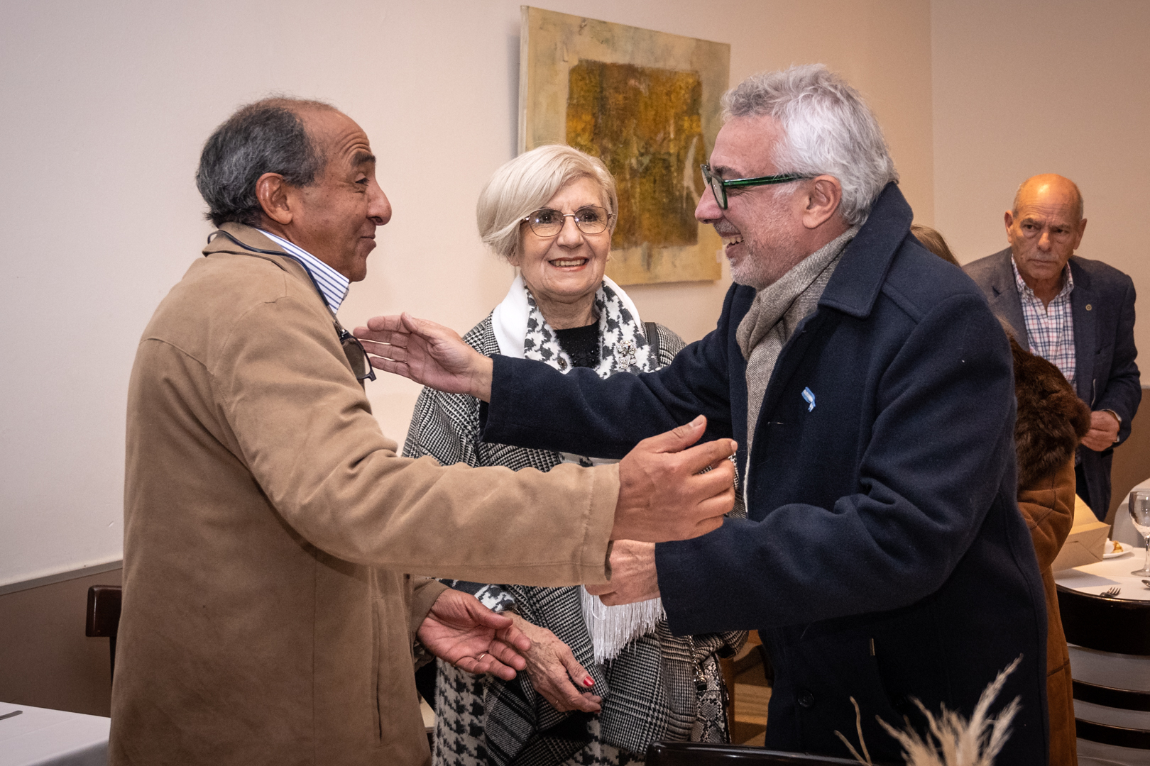 Julio Zamora acompañó el cambio de autoridades del Rotary Club de Tigre centro