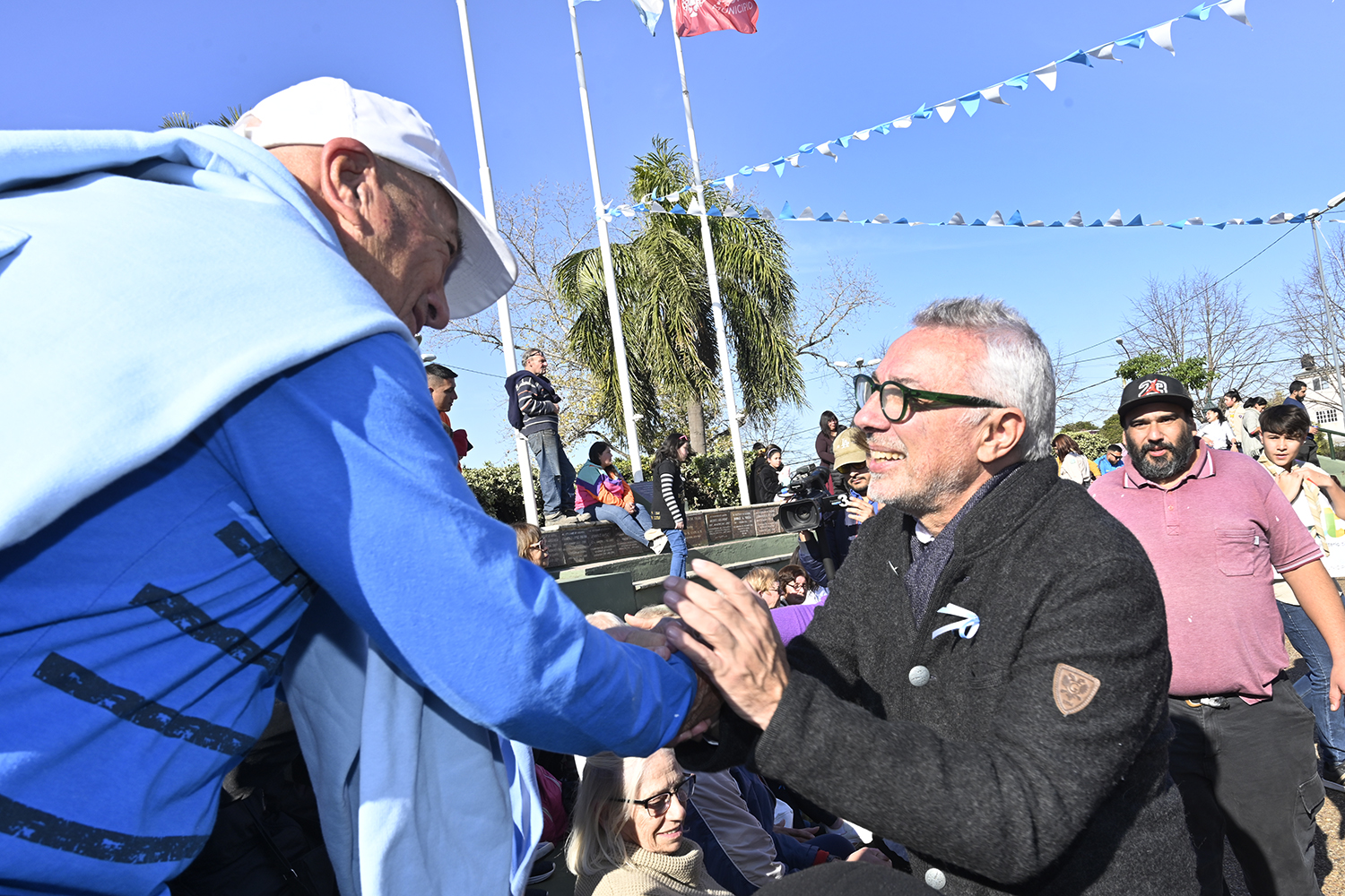 Julio Zamora participó de una nueva edición de “La patria en las plazas”