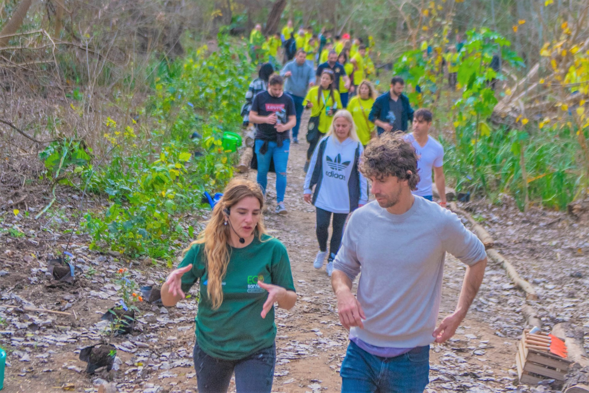 Juan Andreotti y “EcoVecinos” participaron de una jornada de cuidado de la Reserva Ecológica de San Fernando