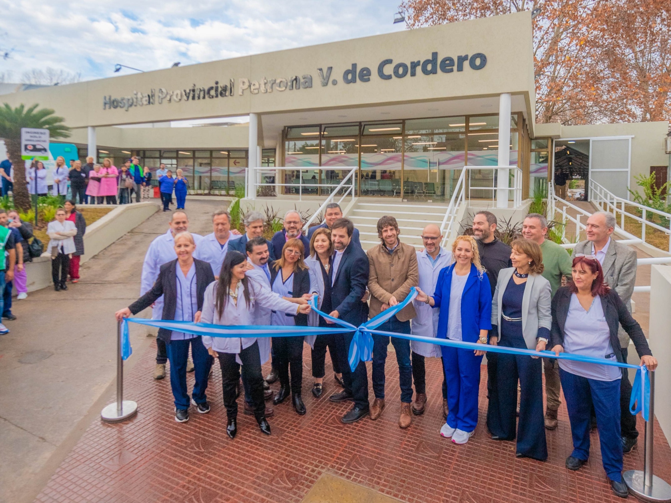 Juan Andreotti y Nicolás Kreplak inauguraron la renovación del Hospital Provincial ‘Cordero’