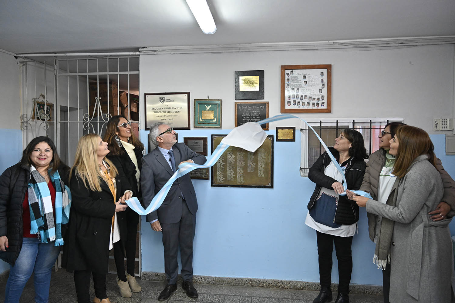 Julio Zamora participó de los festejos por el 60° aniversario de la EP N° 18 Hipólito Irigoyen de Benavídez
