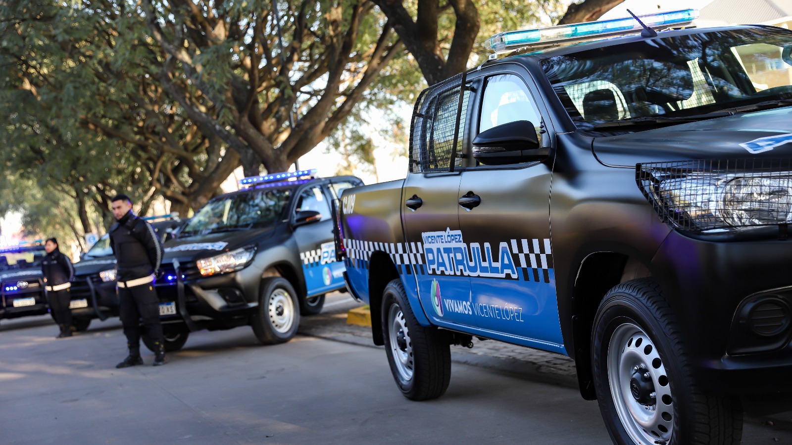 Vicente López suma nuevas camionetas de patrulla para la policía local