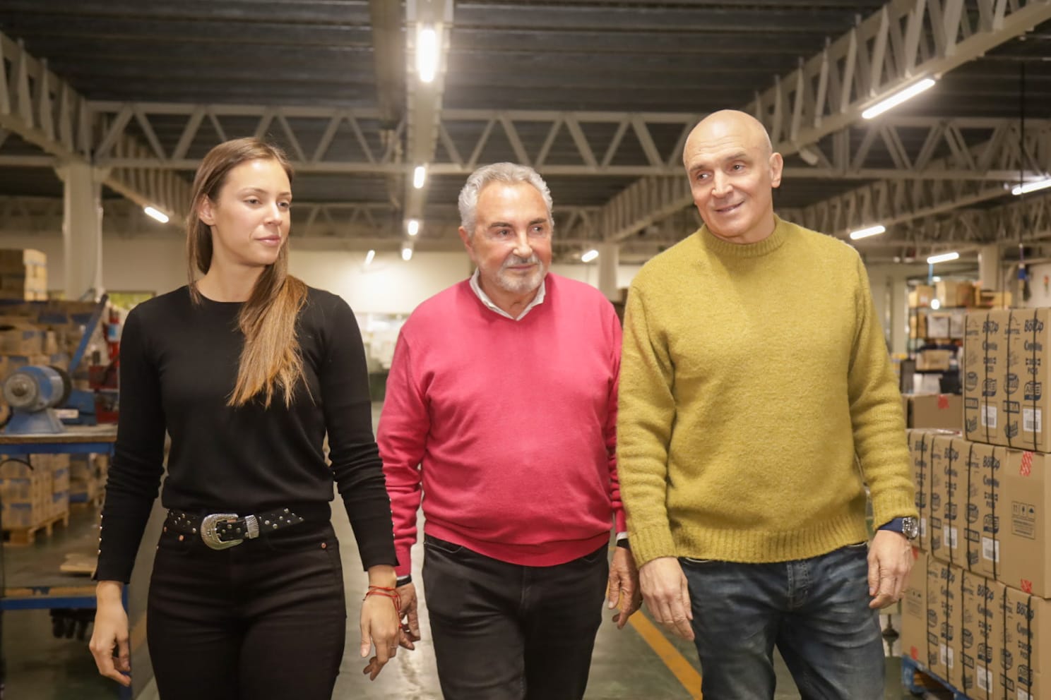 Macarena Posse recibió a José Luis Espert en San Isidro