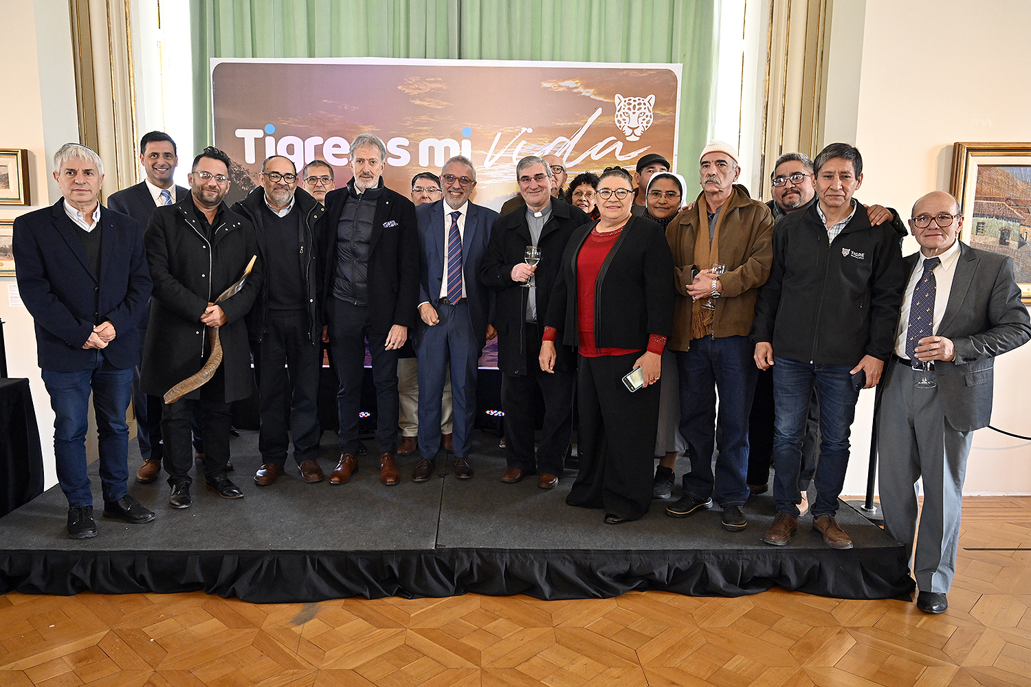 Julio Zamora y Jorge Knoblovits acompañaron el comienzo de la celebración por el año nuevo judío junto a diferentes referentes religiosos