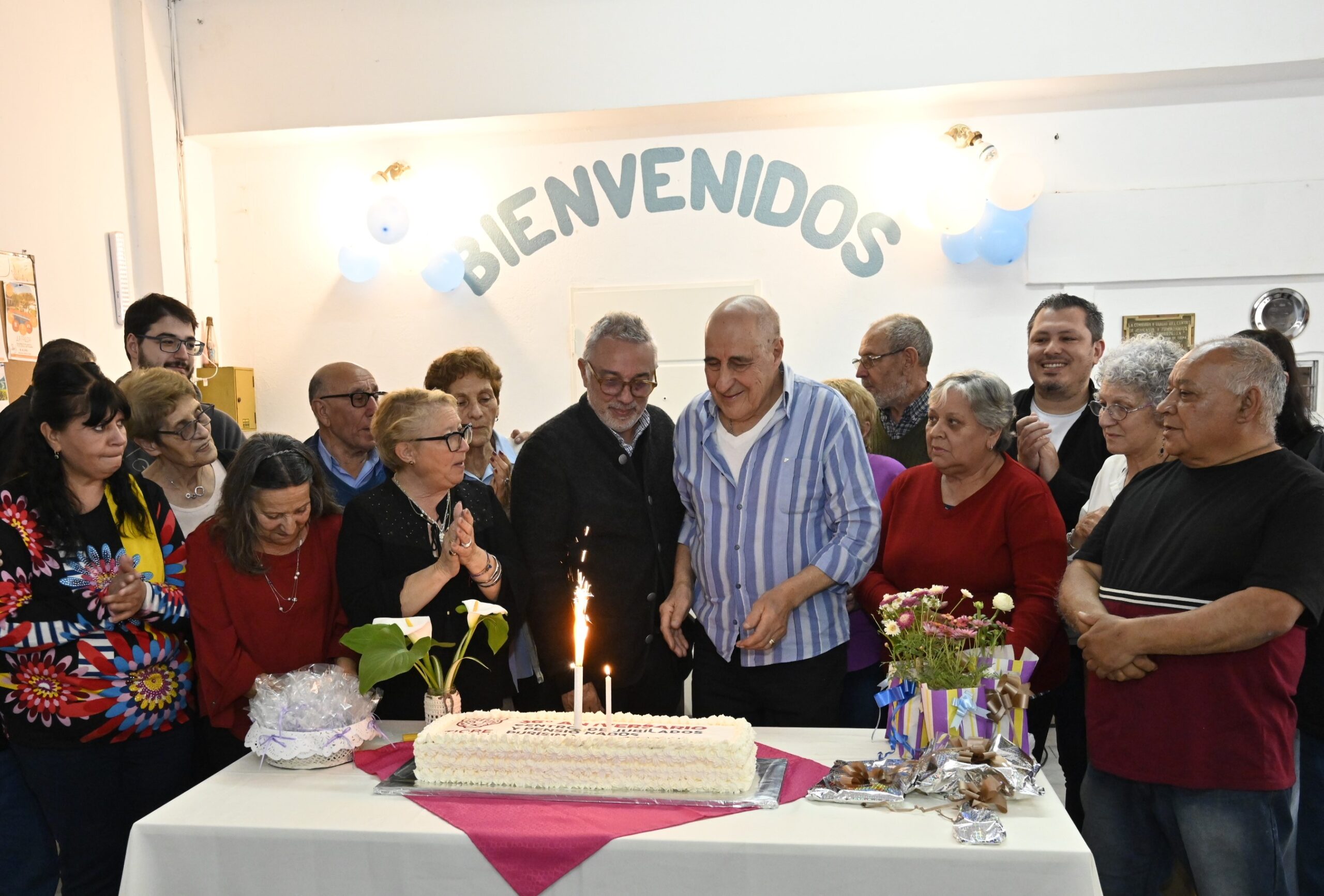 Julio Zamora acompañó el 36° aniversario del Centro de Jubilados y Pensionados Purísima Concepción de General Pacheco